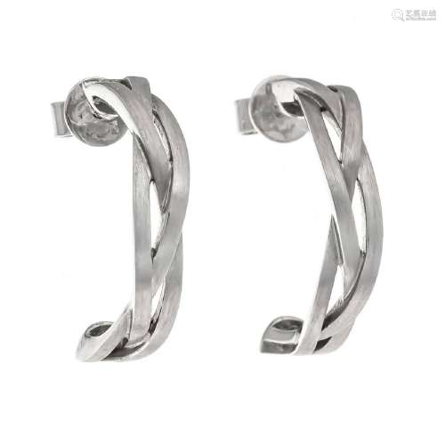 Platinum half earrings PT 950/000