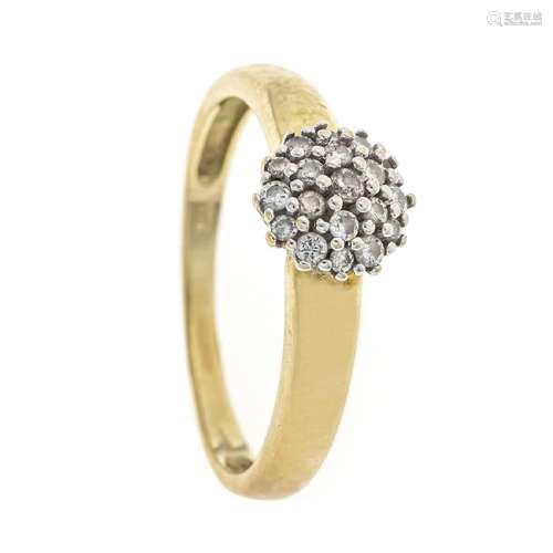 Brilliant ring GG/WG 585/000 with