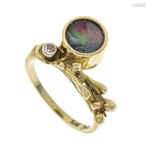 Opal diamond ring GG 585/000 with