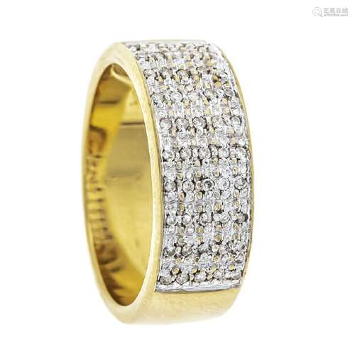 Brilliant ring GG/WG 585/000 with