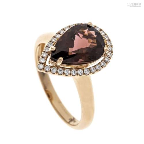 Rubellite diamond ring RG 750/000