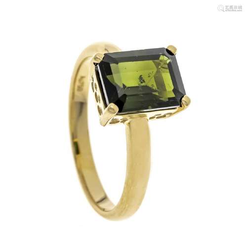 Tourmaline ring GG 750/000 with on