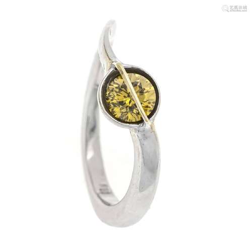 Yellow brilliant ring WG/GG 585/00