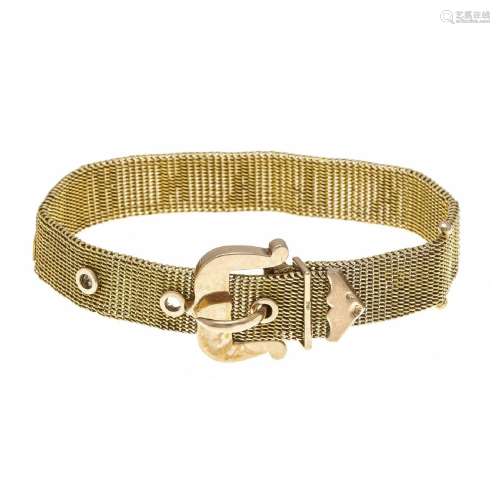 Rare belt bracelet circa 1900 RG/G