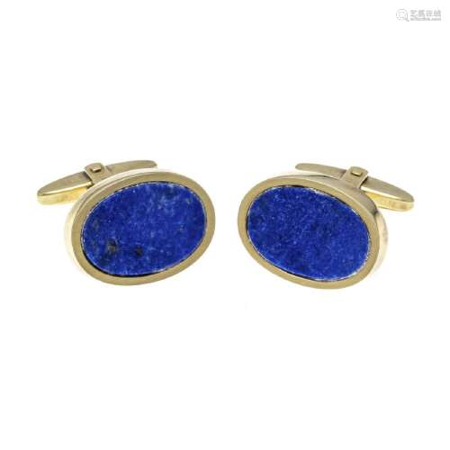 Lapis lazuli cufflinks GG 585/000
