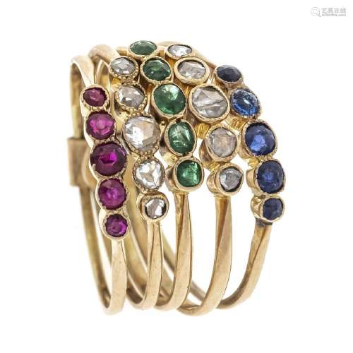 5-piece multicolor ring RG 585/000