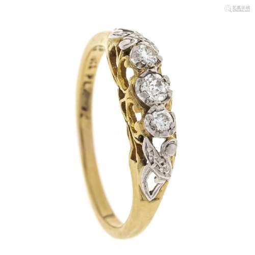Riviere ring c. 1900 GG 750/000 an