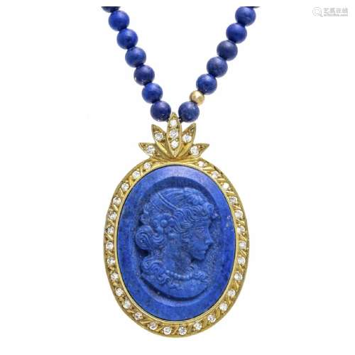 Lapis lazuli gem pendant GG 585/00