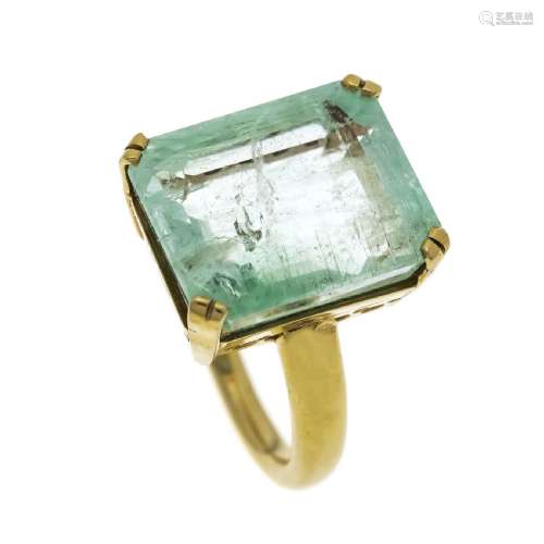 Emerald ring GG 750/000 with a eme