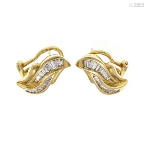 Diamond clip earrings GG 750/000 w