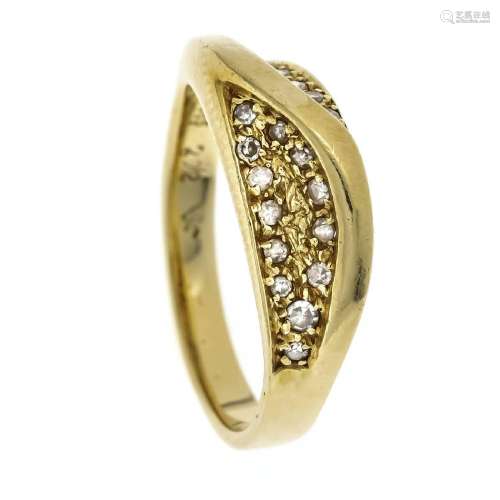 Diamond ring GG 585/000 with diamo