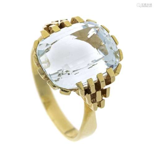 Aquamarine ring GG 585/000 with on