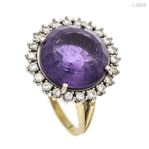 Amethyst diamond ring GG/WG 585/00