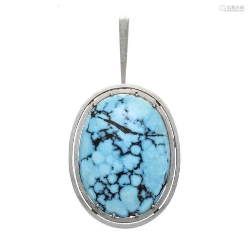 Large turquoise pendant WG 585/000