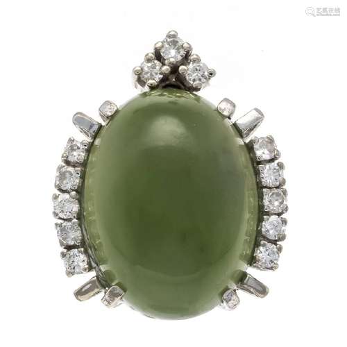 Jade diamond pendant WG 585/000 un