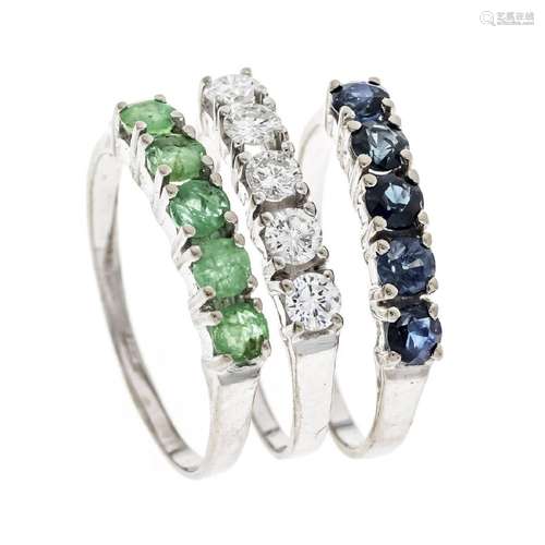 3-piece ring set WG 585/000 with 5