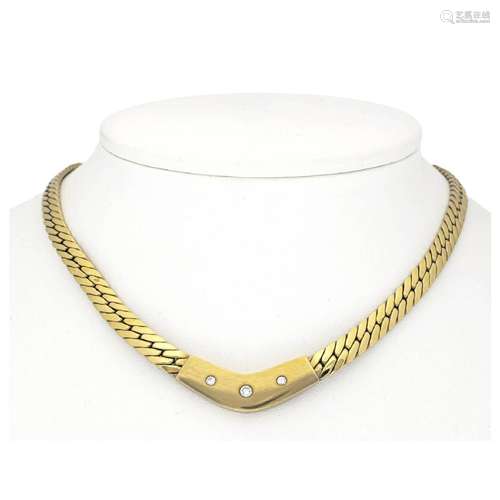 Brilliant necklace GG 585/000 with