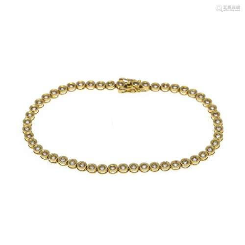 Tennis diamond bracelet GG 750/000