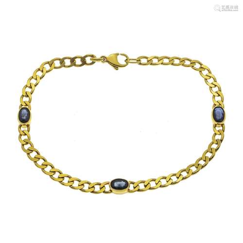 Sapphire bracelet GG 585/000 with