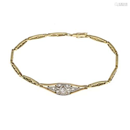 Filigree Art Deco bracelet GG/WG 5