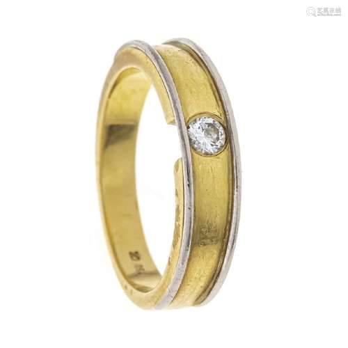 Brilliant ring GG/WG 750/000 with