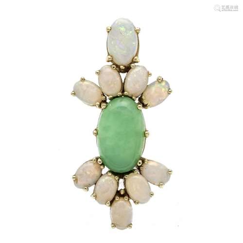 Opal chrysoprase pendant GG 585/00