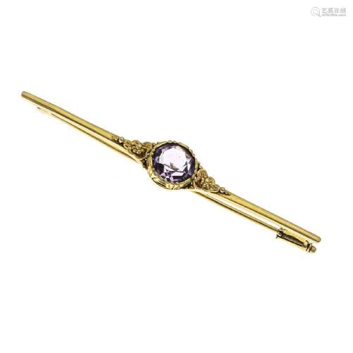 Antique amethyst stick pin GG 585/