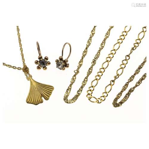 6-piece gold set 3 parts GG 585/00