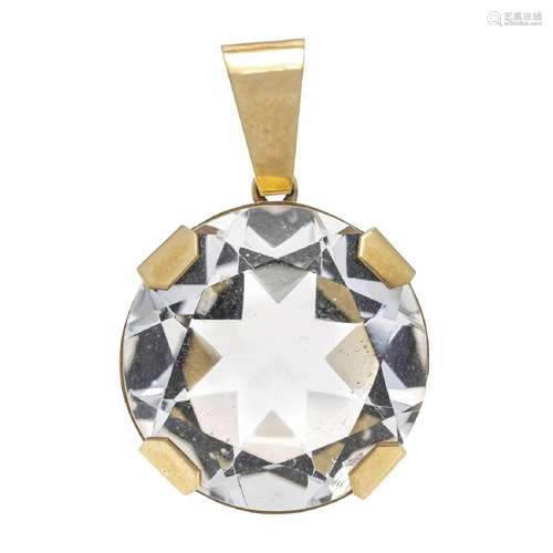 Large rock crystal pendant GG 585/