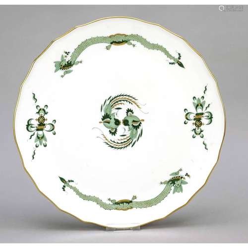 Large cake plate, Meissen, mark 1