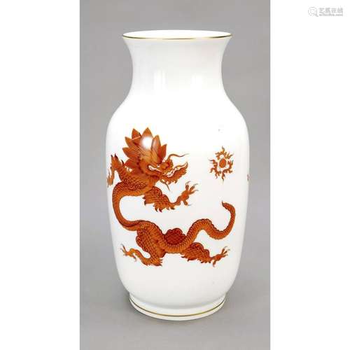 Large vase, Meissen, mark 1972-80