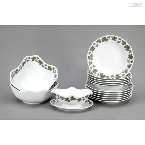 Dinner service for 6 persons, 19