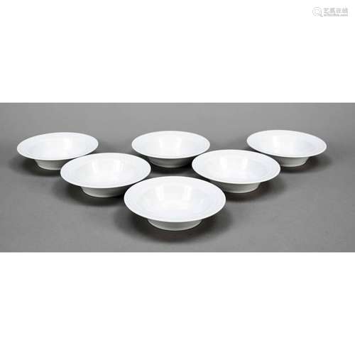 Six small dessert plates, KPM Ber