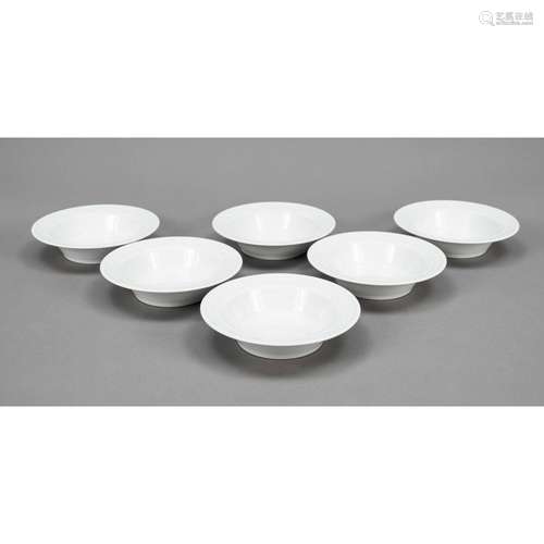 Six small dessert plates, KPM Ber