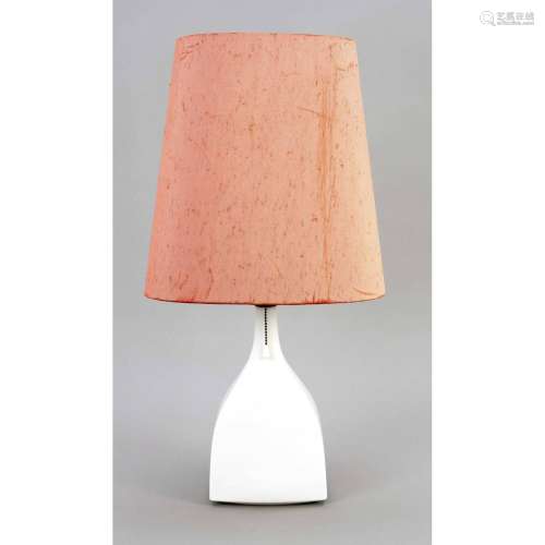 Table lamp, KPM Berlin, stand of
