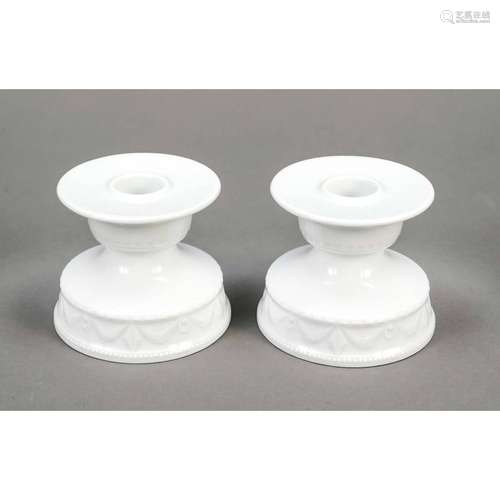 Pair of candlesticks, KPM Berlin,