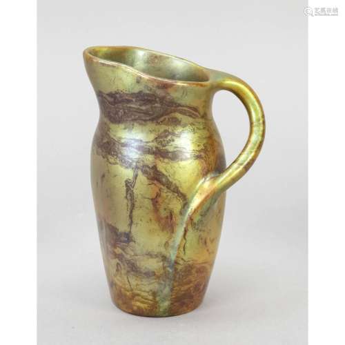 Art Nouveau jug with handle, Zsol