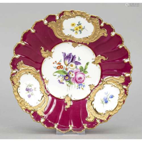 State plate, Meissen, after 1950,