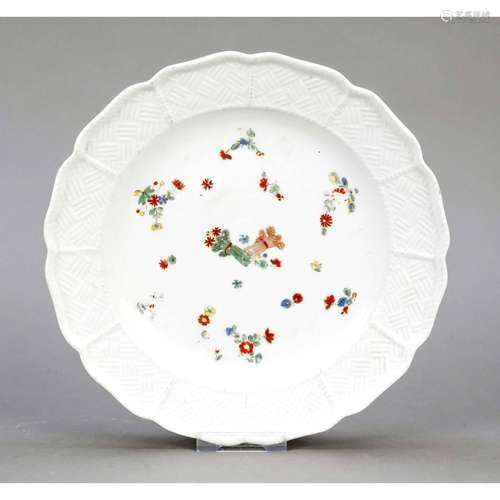 Plate, Meissen, 18th century, 1st