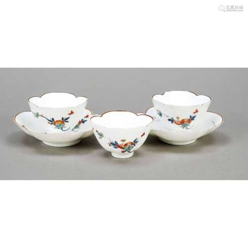 Five pieces Meissen, 18th century