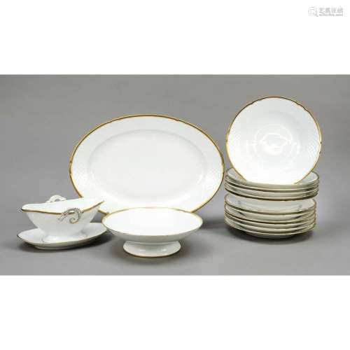 Dinner service for 6 persons, 15