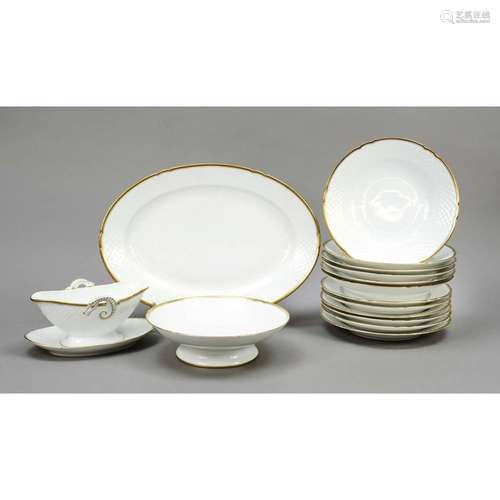 Dinner service for 6 persons, 15