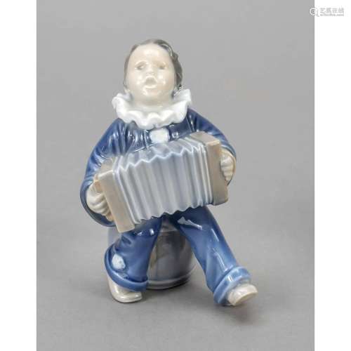 Boy with accordion, Royal Copenha