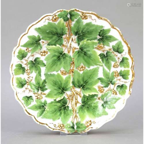 A ceremonial plate, Meissen, 19th