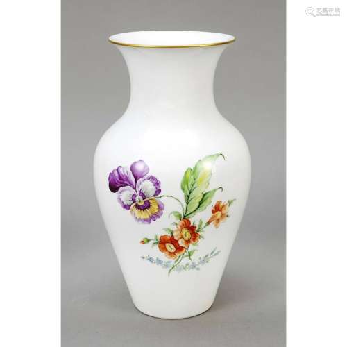Chinese vase, KPM Berlin, 20th c.