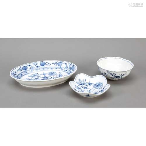 Three bowls, Meissen, 2nd half of