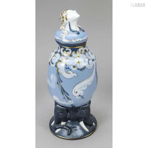 Art Nouveau lidded vase, Ens, Vol