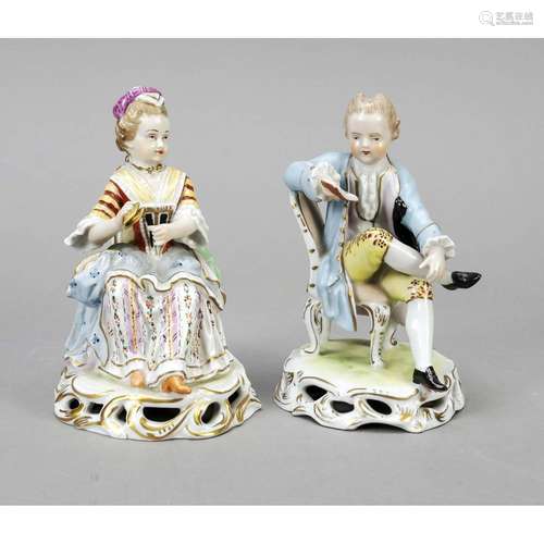 Pair of figures, Potschappel, Dre