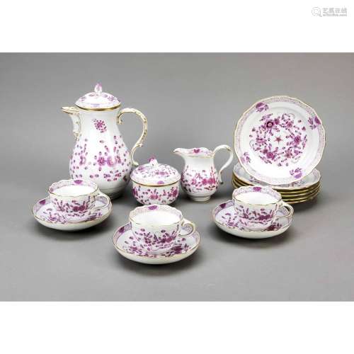 Coffee set for 6 persons, 21 piec