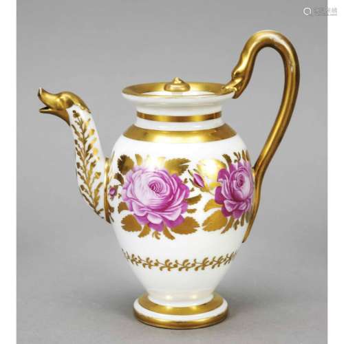 Biedermeier jug, 19th century, ra